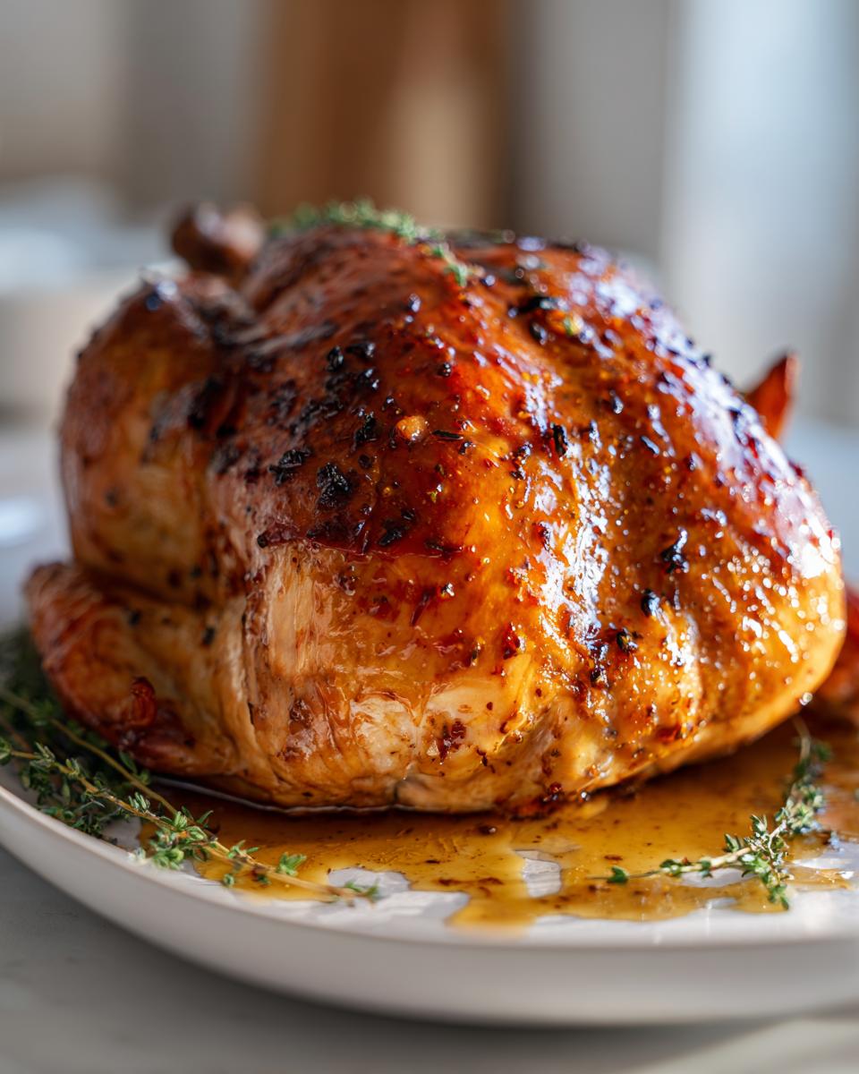 Irresistible Honey Mustard Glazed Turkey in 8 Simple Steps 7 Honey Mustard Glazed Turkey - detail 2