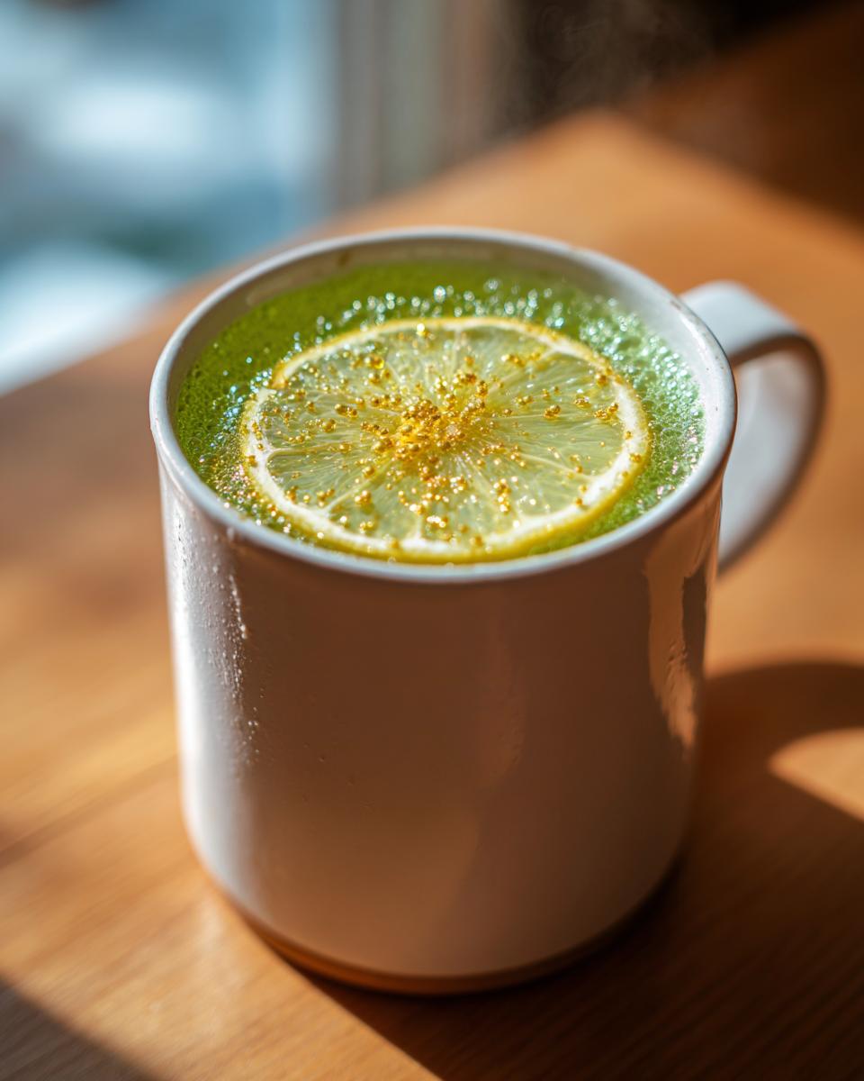 Hot Lemon Green Tea - detail 2