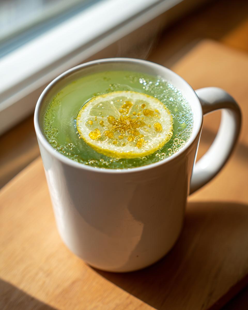 Hot Lemon Green Tea - detail 3