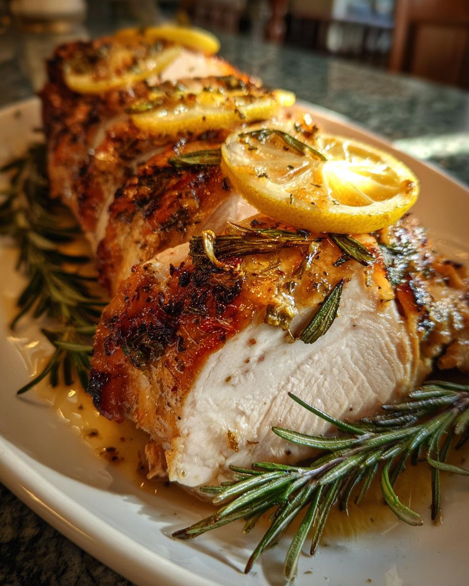 Lemon Rosemary Turkey Breast - detail 1