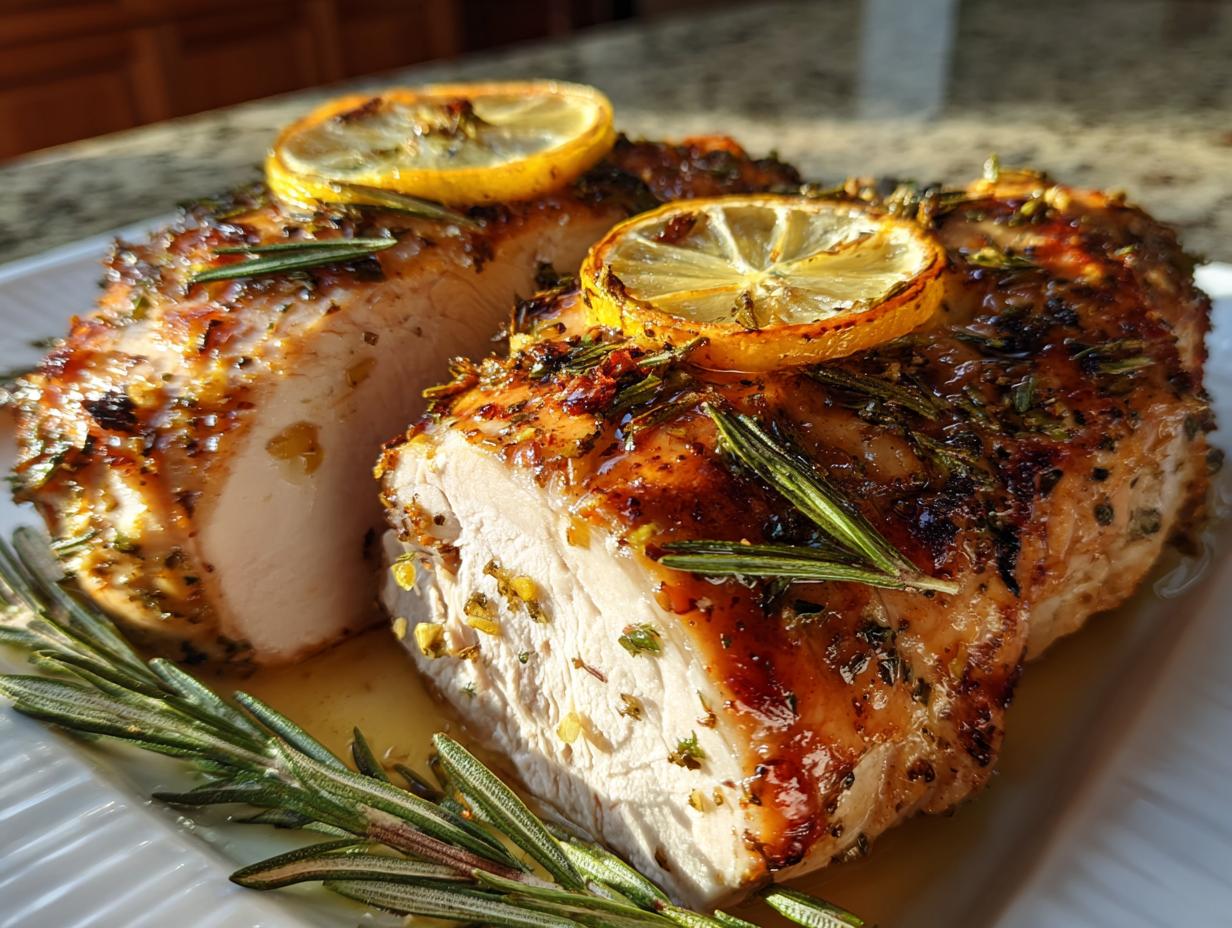 Lemon Rosemary Turkey Breast