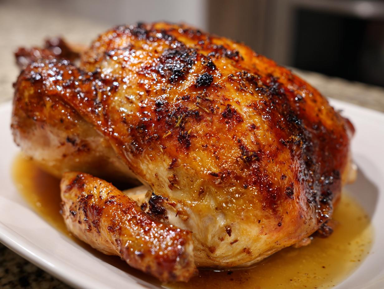 Maple Glazed Roast Turkey