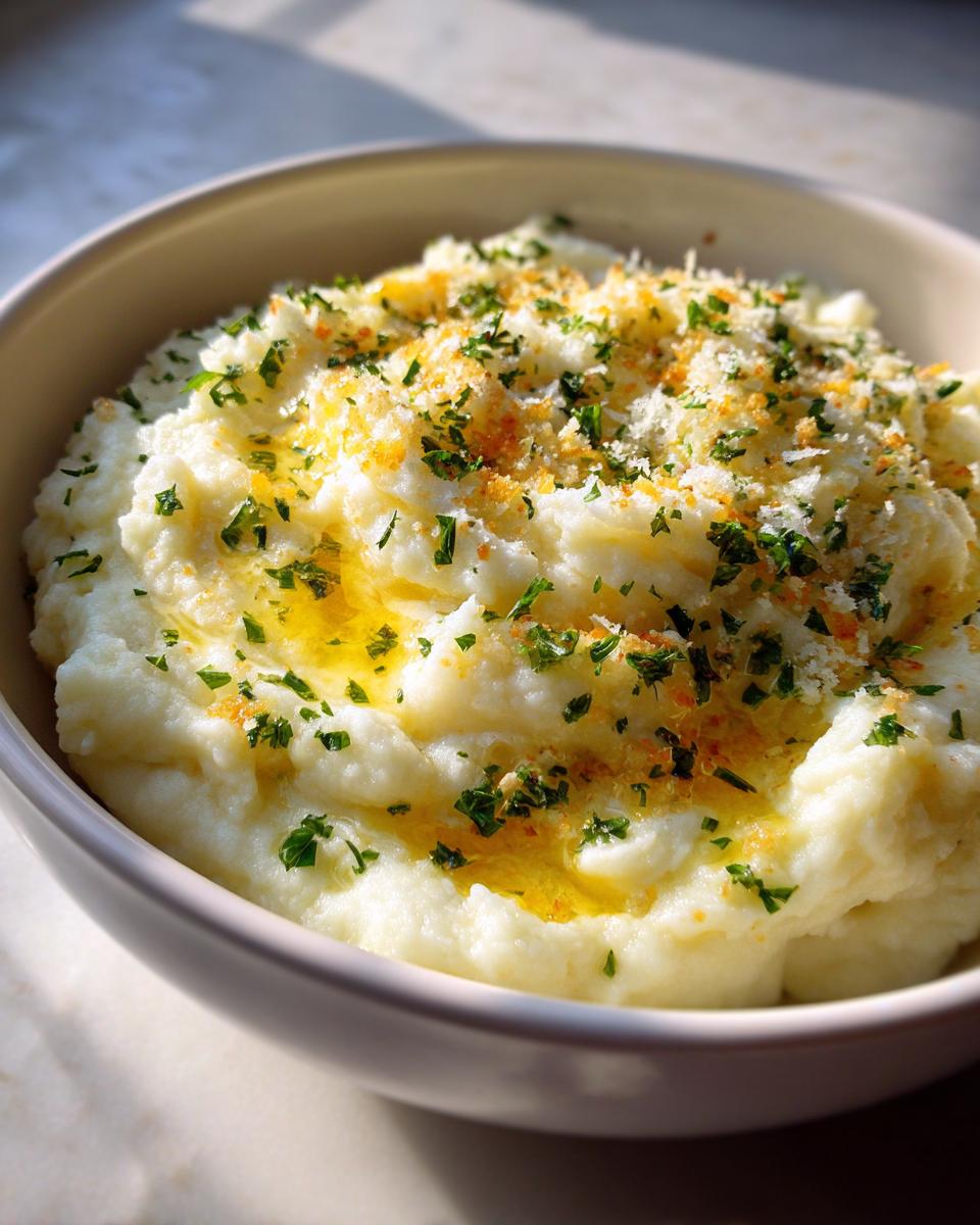 Creamy Mashed Cauliflower with Parmesan: A 25-Minute Miracle 9 Mashed Cauliflower with Parmesan - detail 4