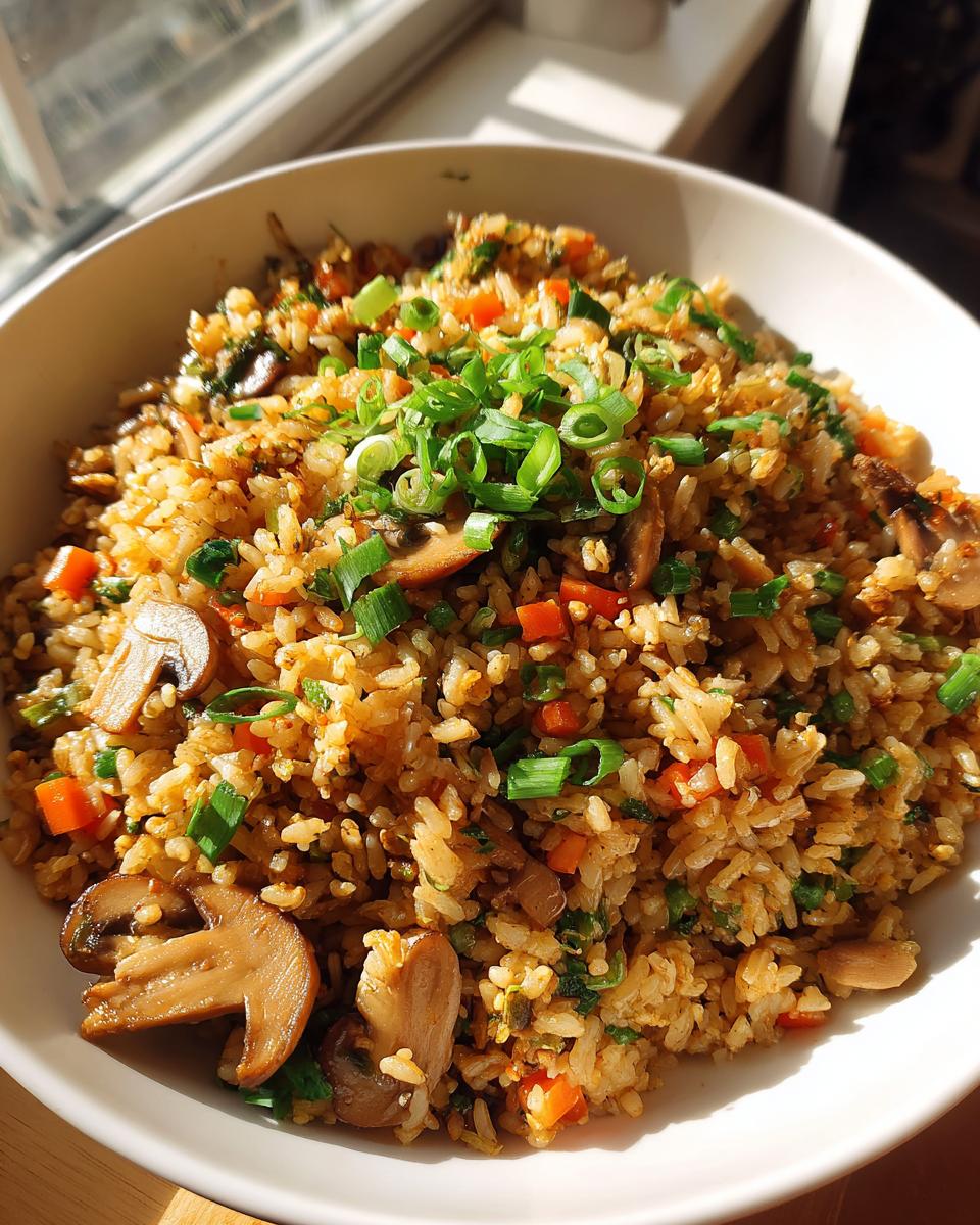 Irresistible 30-Minute Mushroom Fried Rice Perfection 7 Mushroom Fried Rice - detail 3