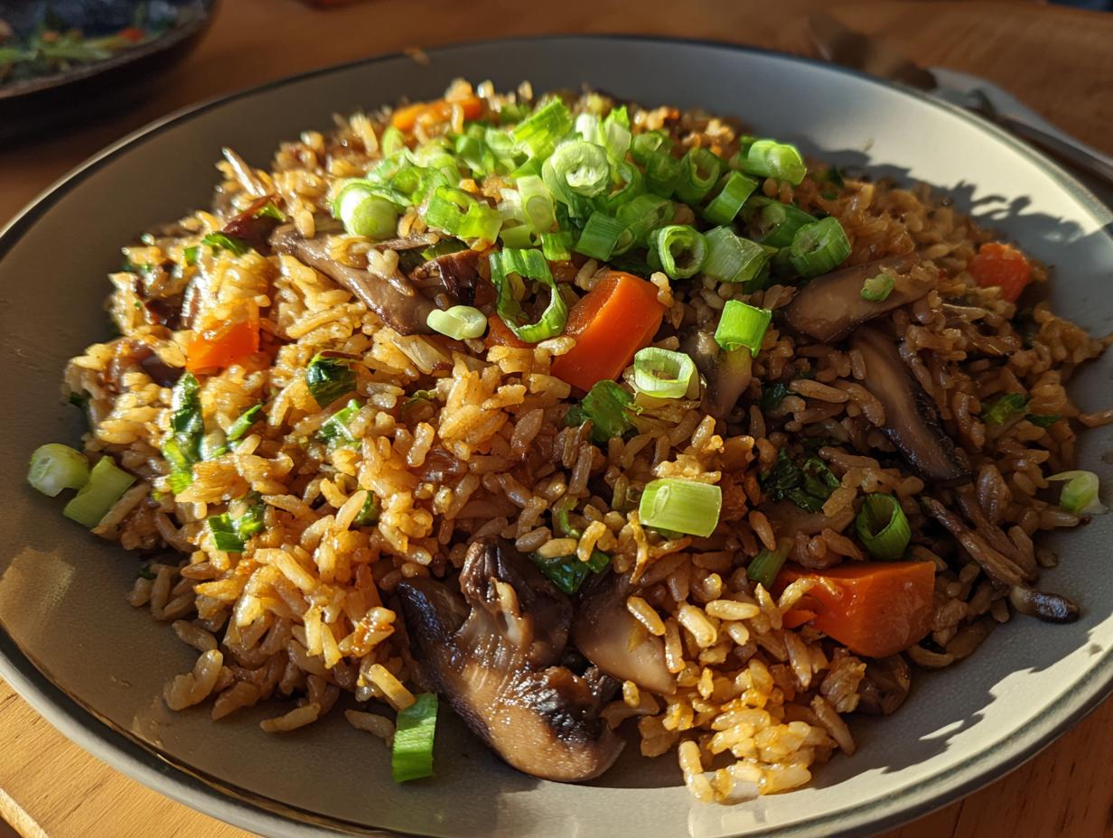Mushroom Fried Rice