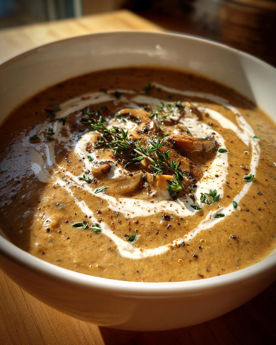 Creamy Mushroom Soup Recipe in 30 Minutes - Pure Comfort 6 Mushroom Soup - detail 1