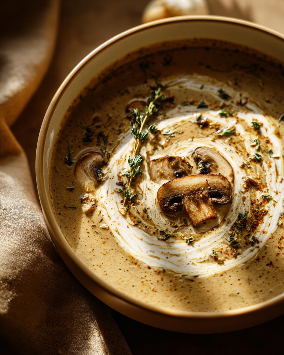 Creamy Mushroom Soup Recipe in 30 Minutes - Pure Comfort 7 Mushroom Soup - detail 2