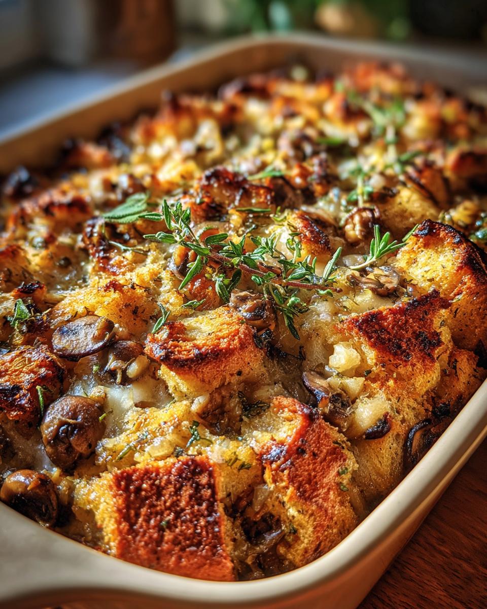 Irresistible Mushroom Stuffing Recipe with 8 Savory Secrets 8 Mushroom Stuffing - detail 3