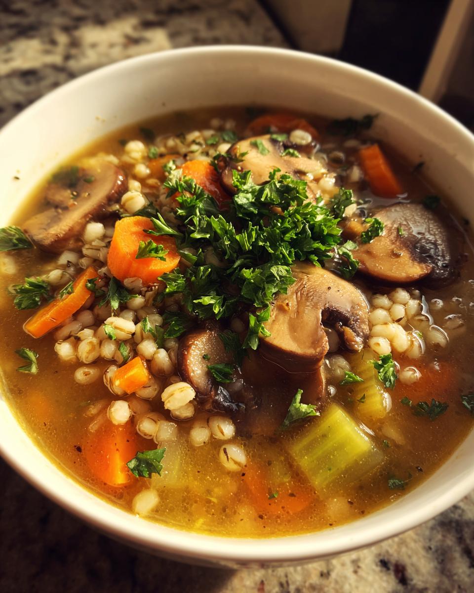 Hearty Mushroom and Barley Soup Recipe: 45-Minute Comfort in a Bowl 6 Mushroom and Barley Soup - detail 1