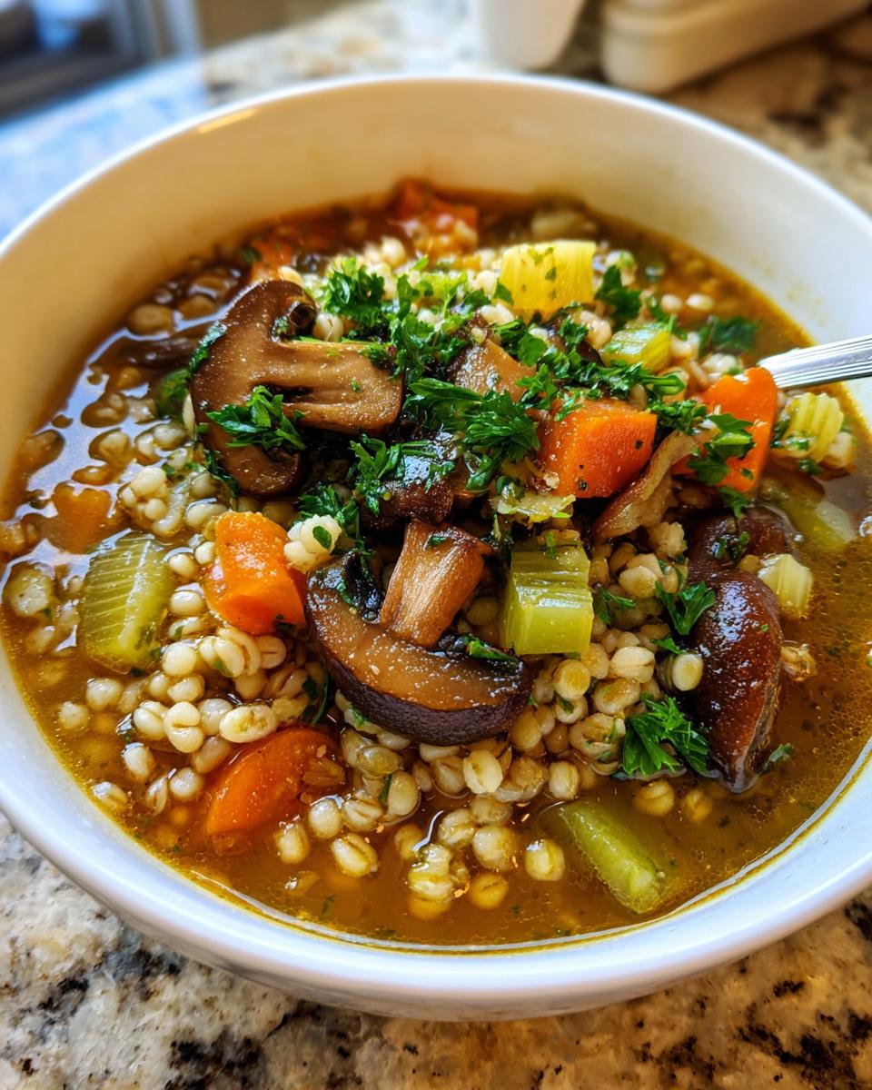 Hearty Mushroom and Barley Soup Recipe: 45-Minute Comfort in a Bowl 8 Mushroom and Barley Soup - detail 3