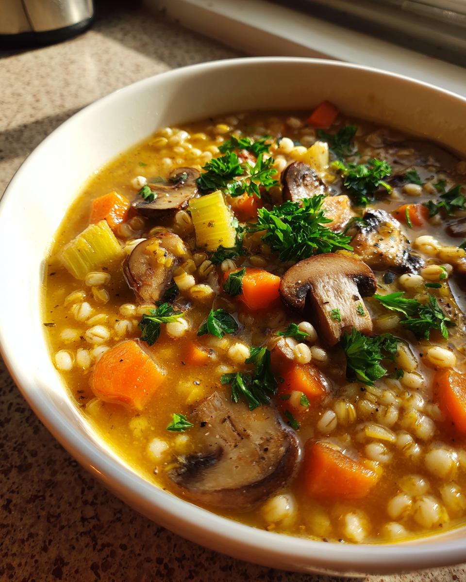 Hearty Mushroom and Barley Soup Recipe: 45-Minute Comfort in a Bowl 9 Mushroom and Barley Soup - detail 4