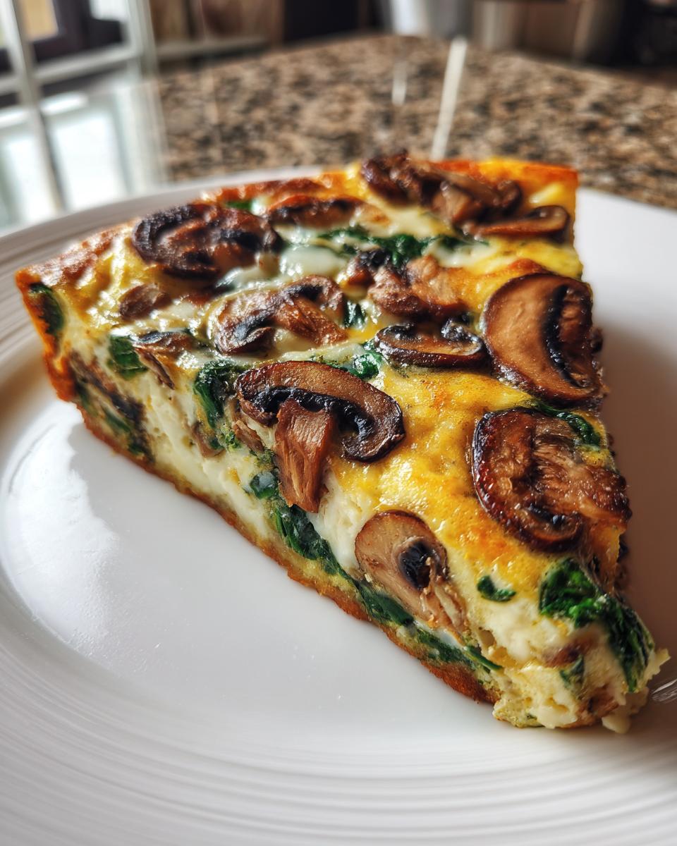 25-Minute Mushroom and Spinach Frittata Magic - Easy & Delicious 9 Mushroom and Spinach Frittata - detail 4