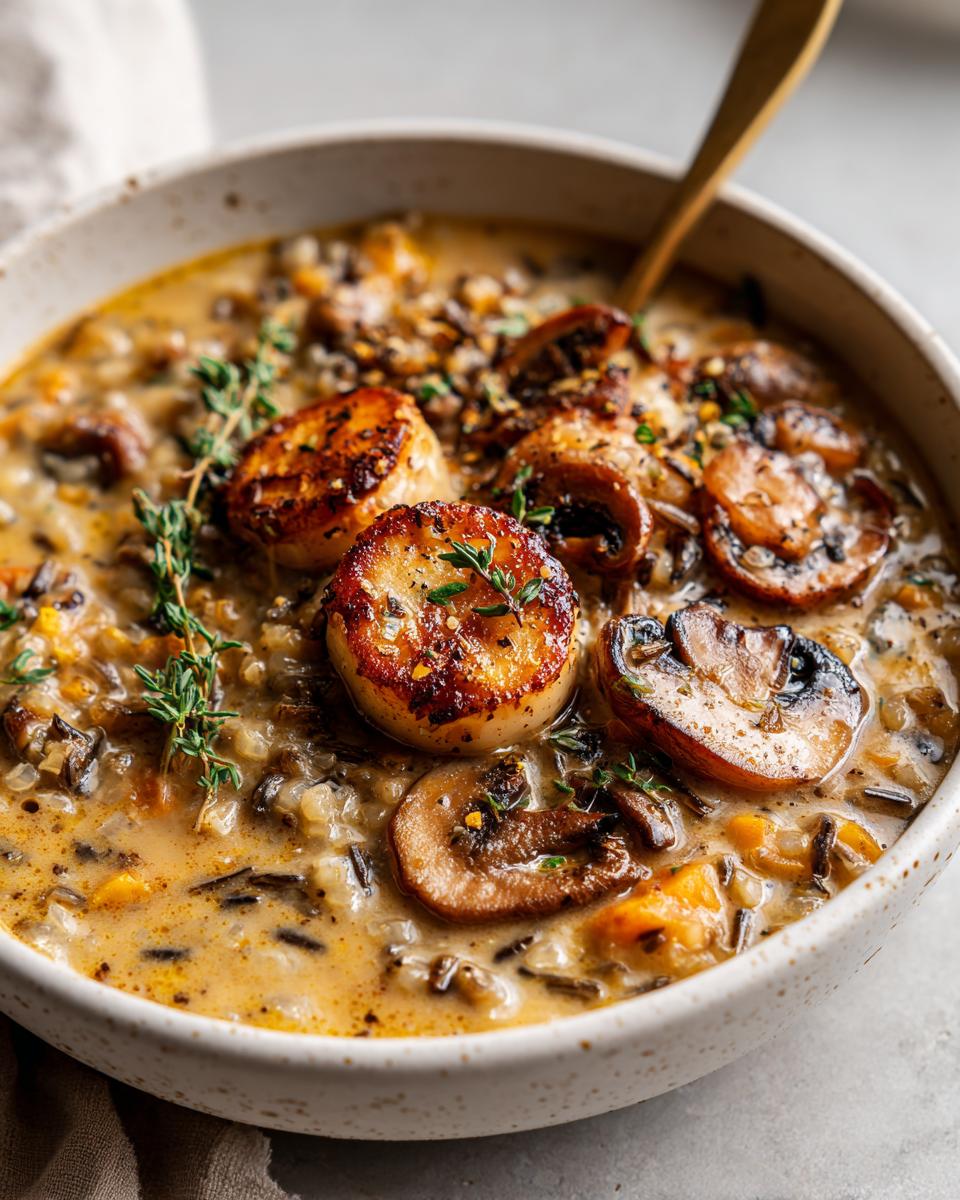 Irresistible Mushroom and Wild Rice Soup in Just 45 Minutes 7 Mushroom and Wild Rice Soup - detail 2