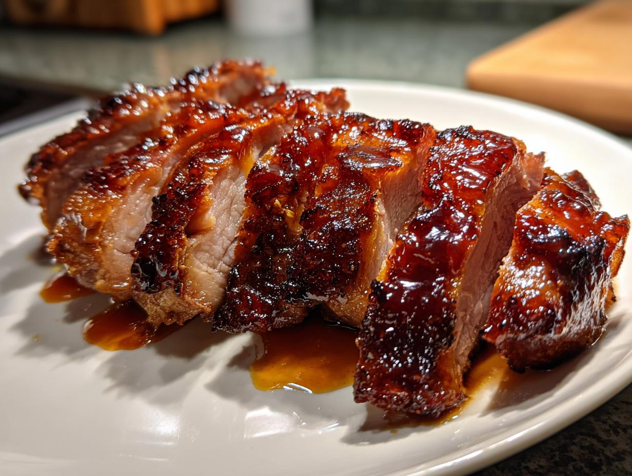 Orange Ginger Glazed Duck