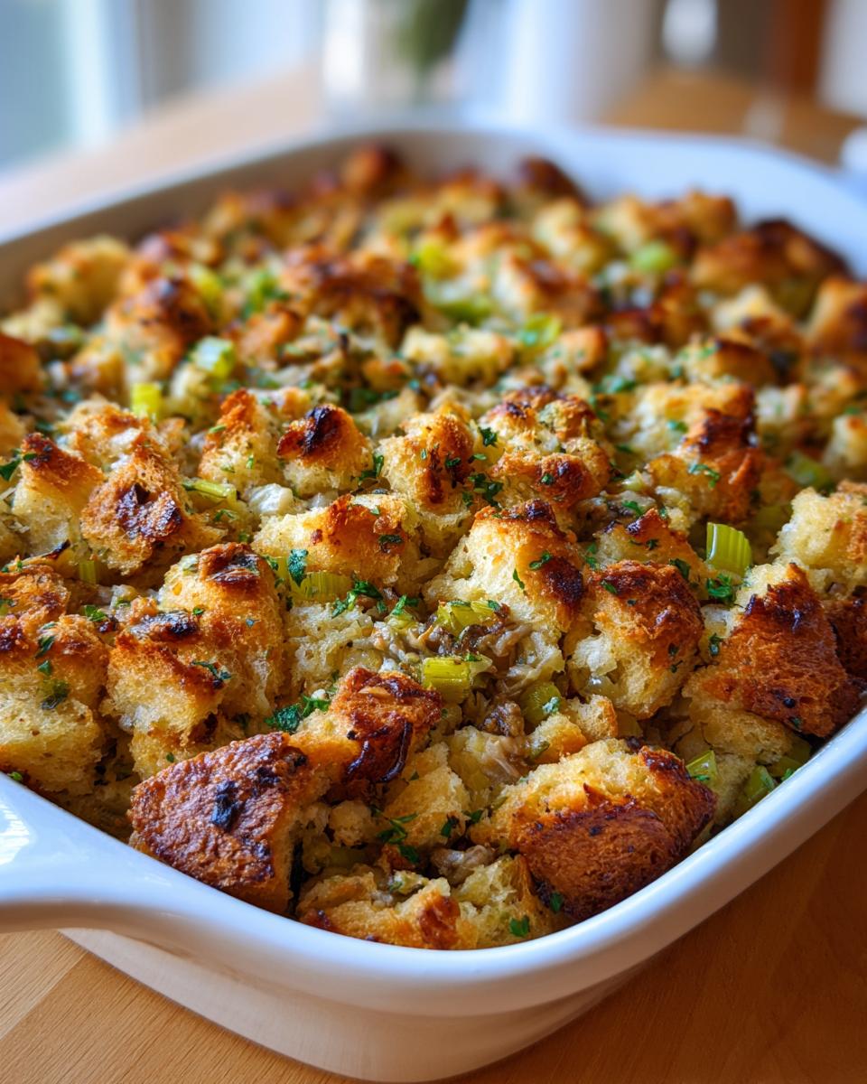 Oyster Stuffing - detail 1