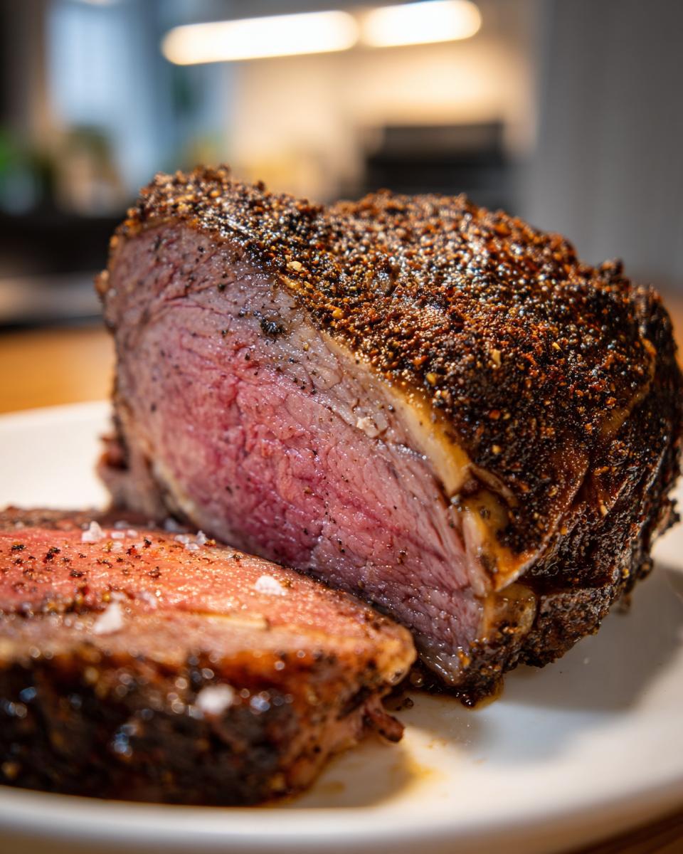 5-Star Porcini Rubbed Standing Rib Roast Your Guests Will Devour 9 Porcini Rubbed Standing Rib Roast - detail 4