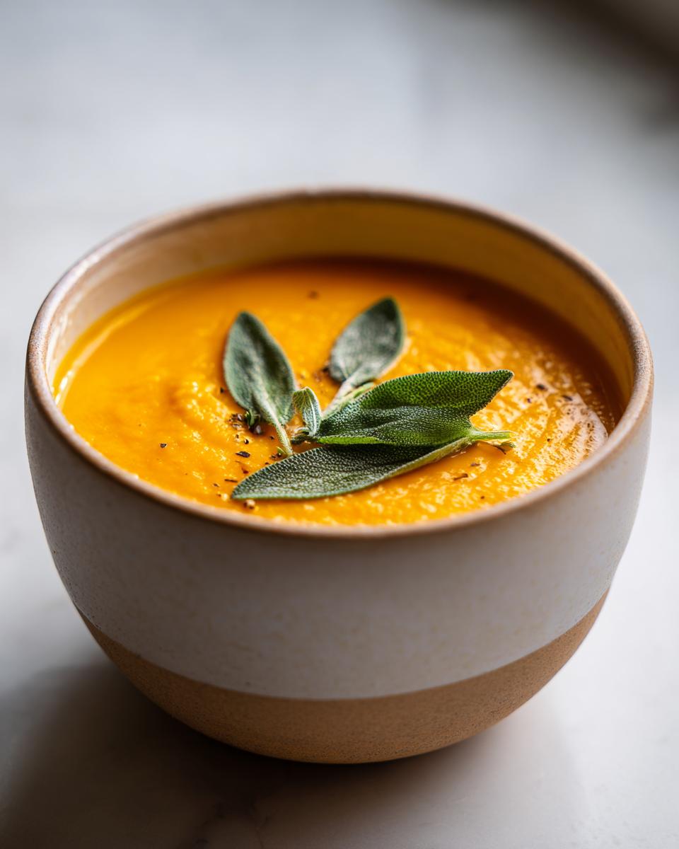 Pumpkin Soup with Sage - detail 2