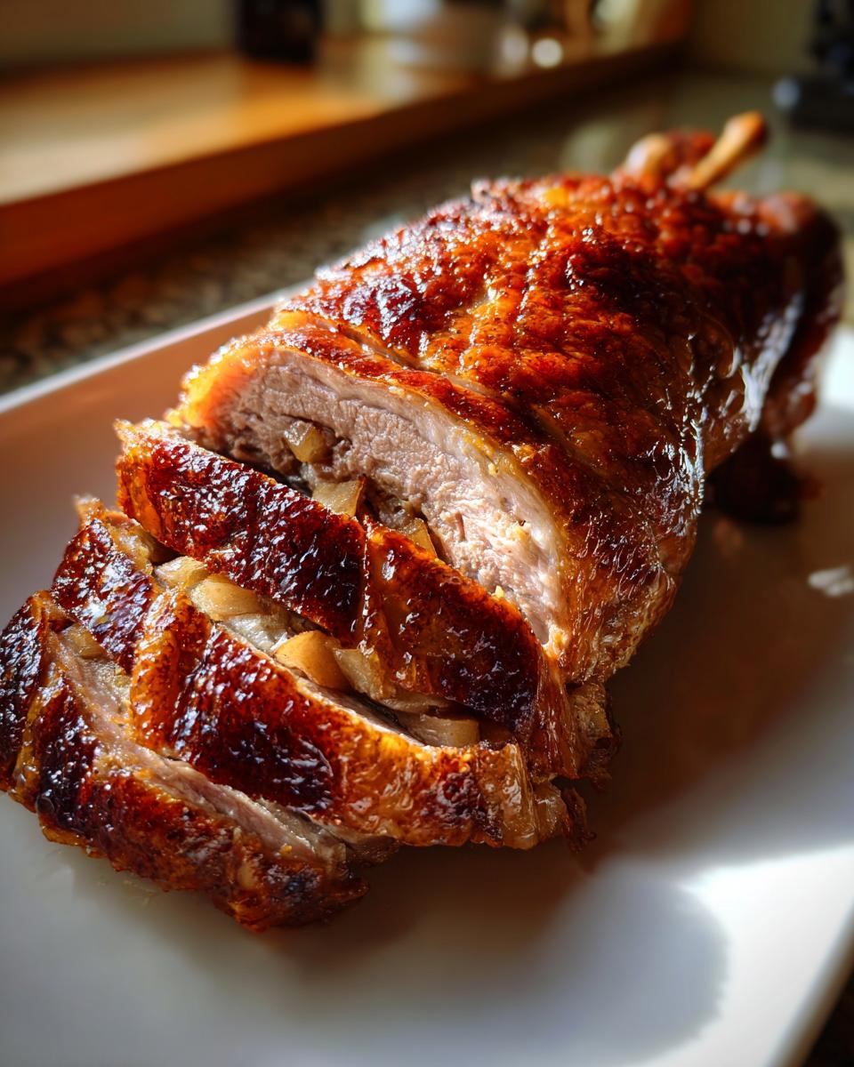 Roast Goose with Apple Stuffing - detail 1