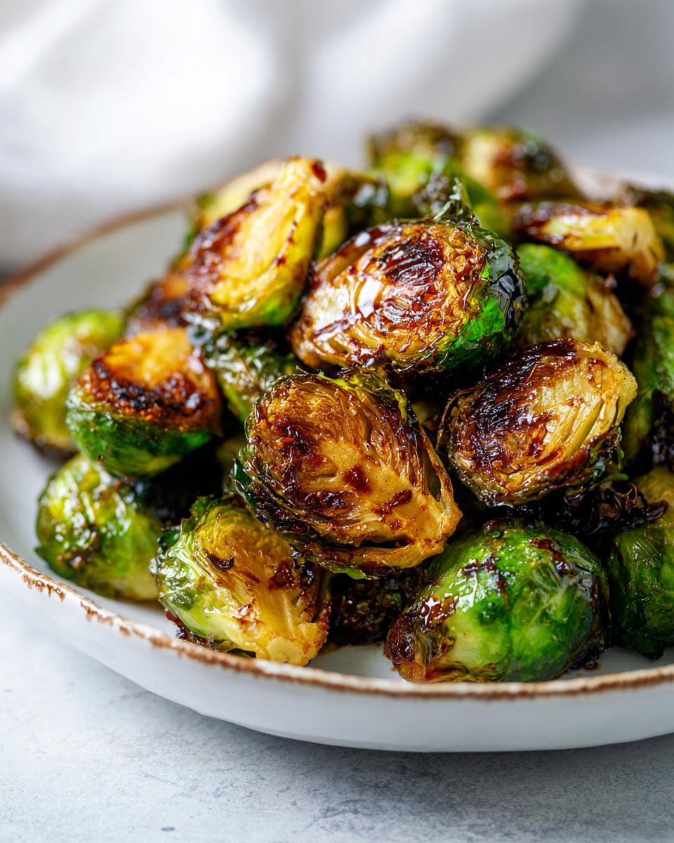 Crispy Roasted Brussels Sprouts with Balsamic in 35 Minutes 7 Roasted Brussels Sprouts with Balsamic - detail 3