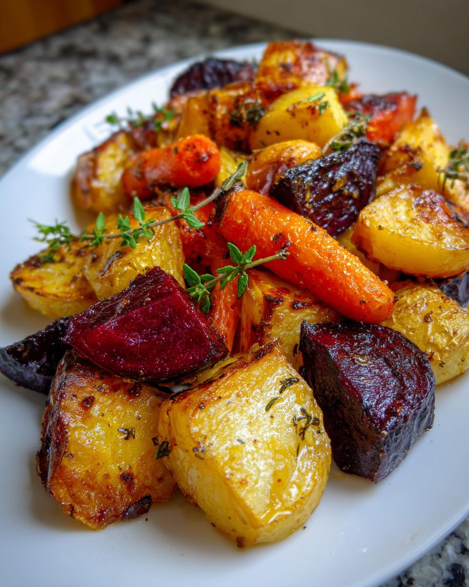 Roasted Root Vegetables - detail 1
