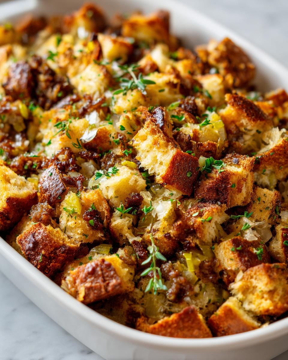 Irresistible Sausage and Herb Stuffing Recipe in Just 1 Hour 6 Sausage and Herb Stuffing - detail 2