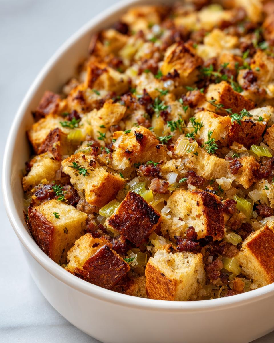 Irresistible Sausage and Herb Stuffing Recipe in Just 1 Hour 7 Sausage and Herb Stuffing - detail 3