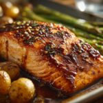 Sheet Pan Maple Glazed Salmon