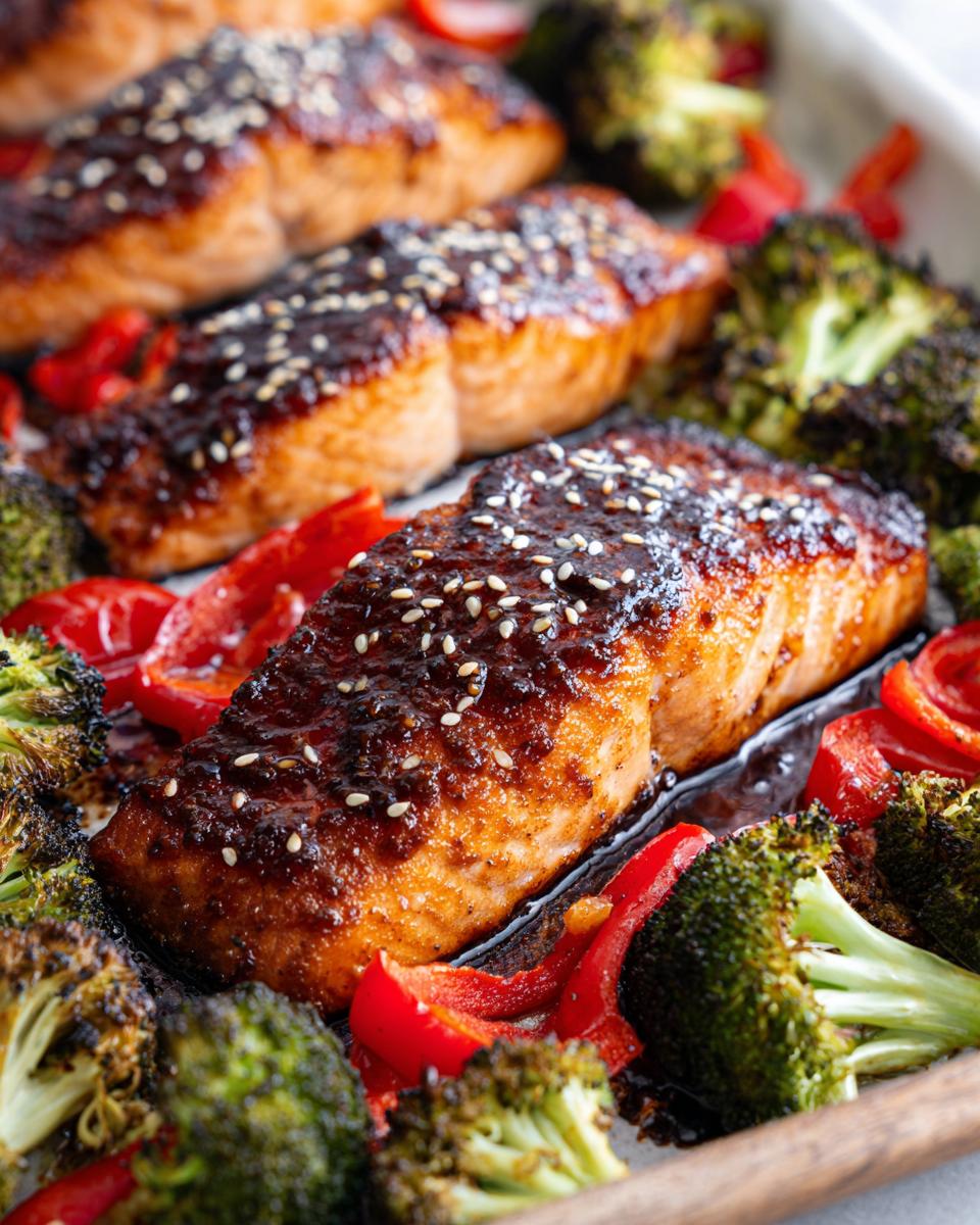 Sheet Pan Teriyaki Salmon - detail 1