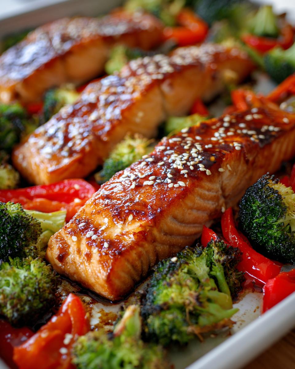 Sheet Pan Teriyaki Salmon - detail 3