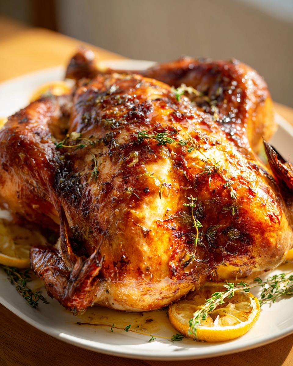 Spatchcocked Turkey with Garlic Butter - detail 3