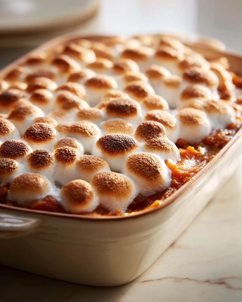 Sweet Potato Casserole with Marshmallows - detail 4