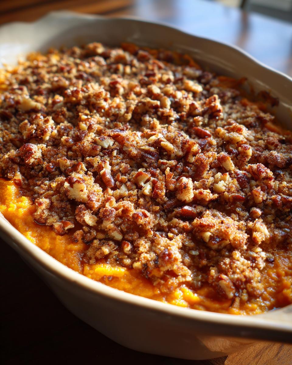 Sweet Potato Casserole with Pecan Streusel - detail 4