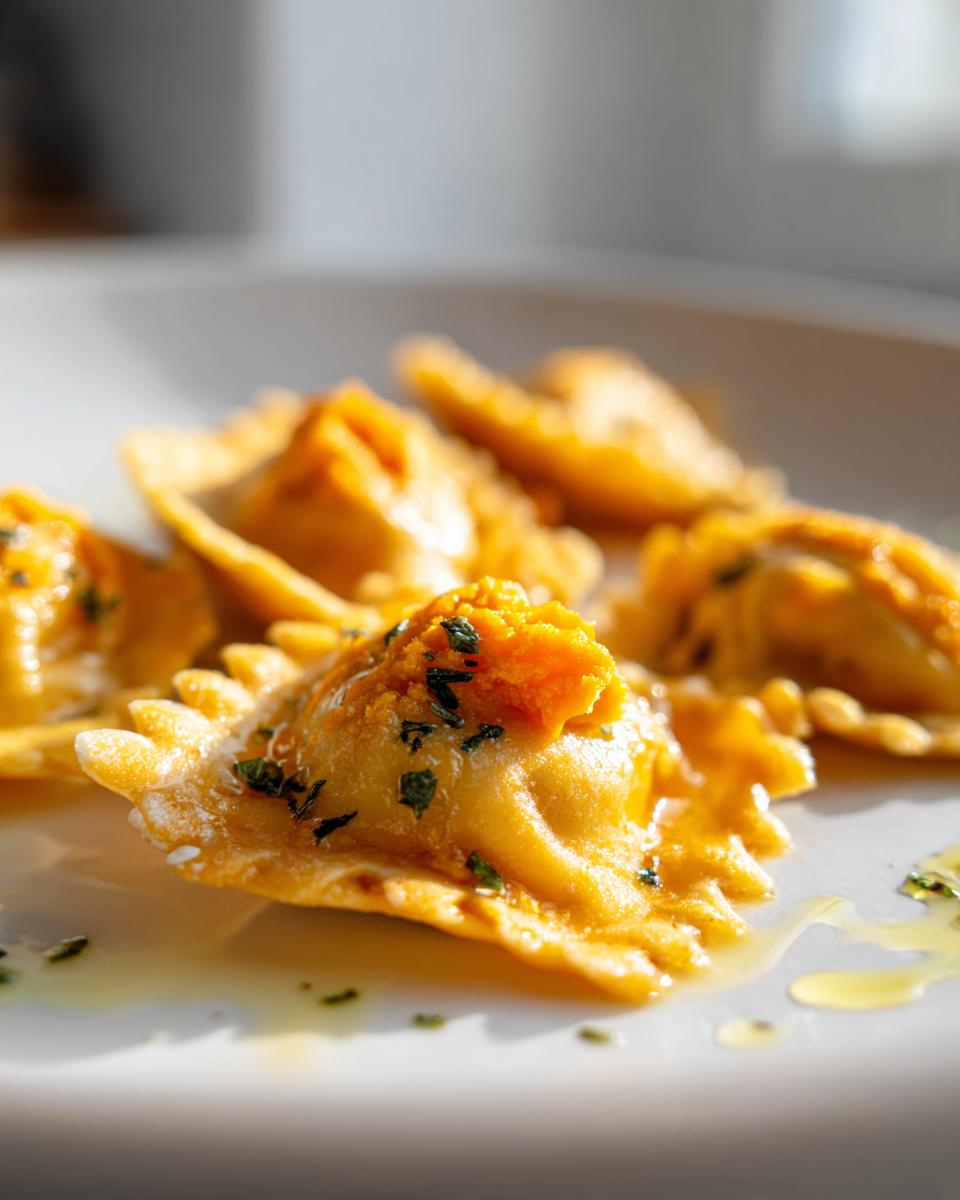 Sweet Potato Ravioli - detail 2