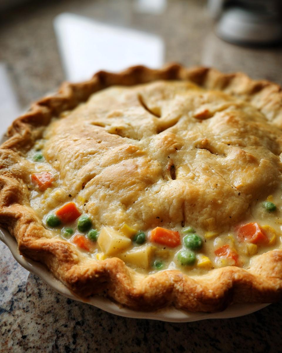 Creamy Vegetarian Pot Pie with 5 Perfect Veggies Inside 6 Vegetarian Pot Pie - detail 1
