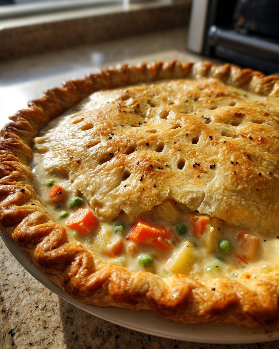 Creamy Vegetarian Pot Pie with 5 Perfect Veggies Inside 9 Vegetarian Pot Pie - detail 4