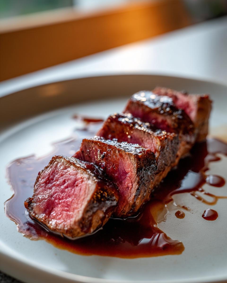 Venison Loin with Juniper Berry Sauce - detail 1