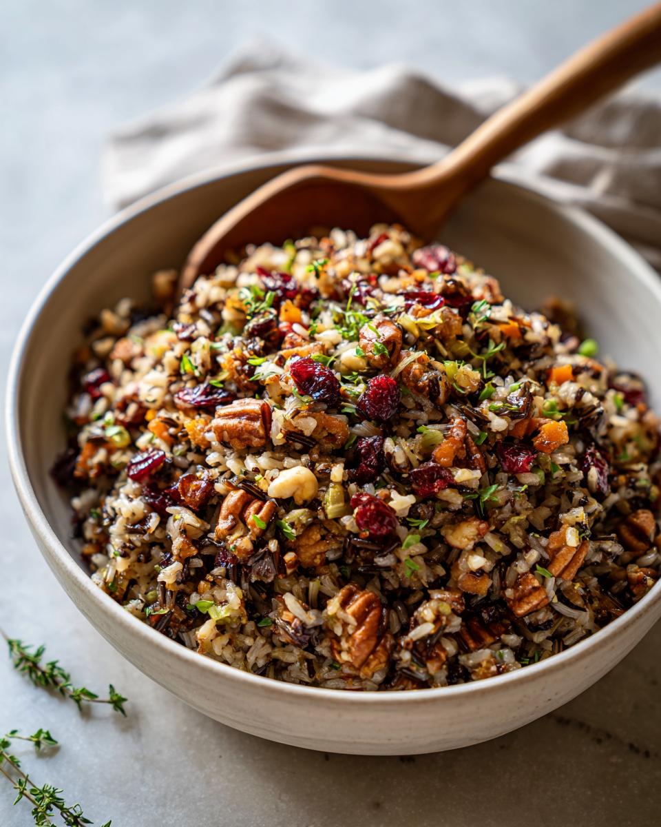 Wild Rice Stuffing - detail 2