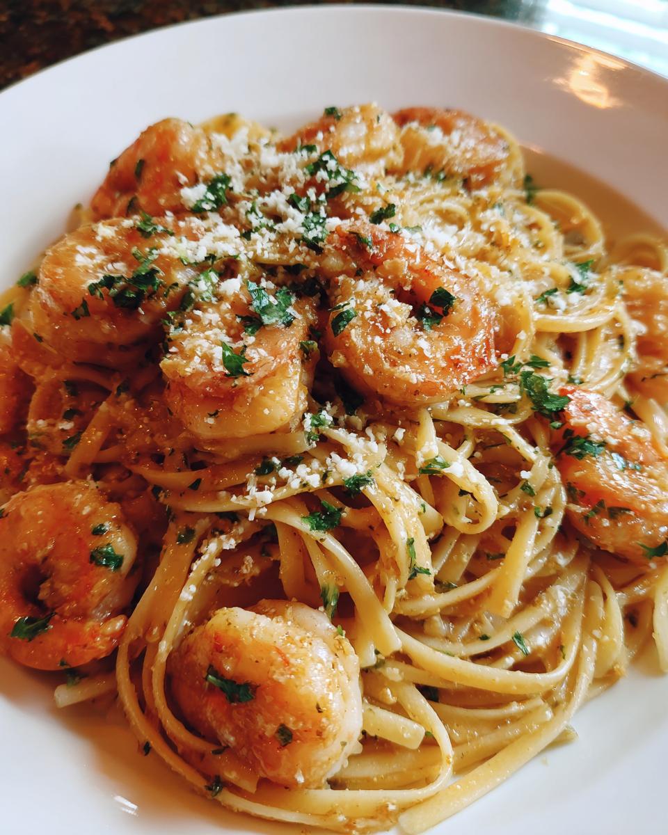 15-Minute Garlic Butter Shrimp Pasta - detail 1