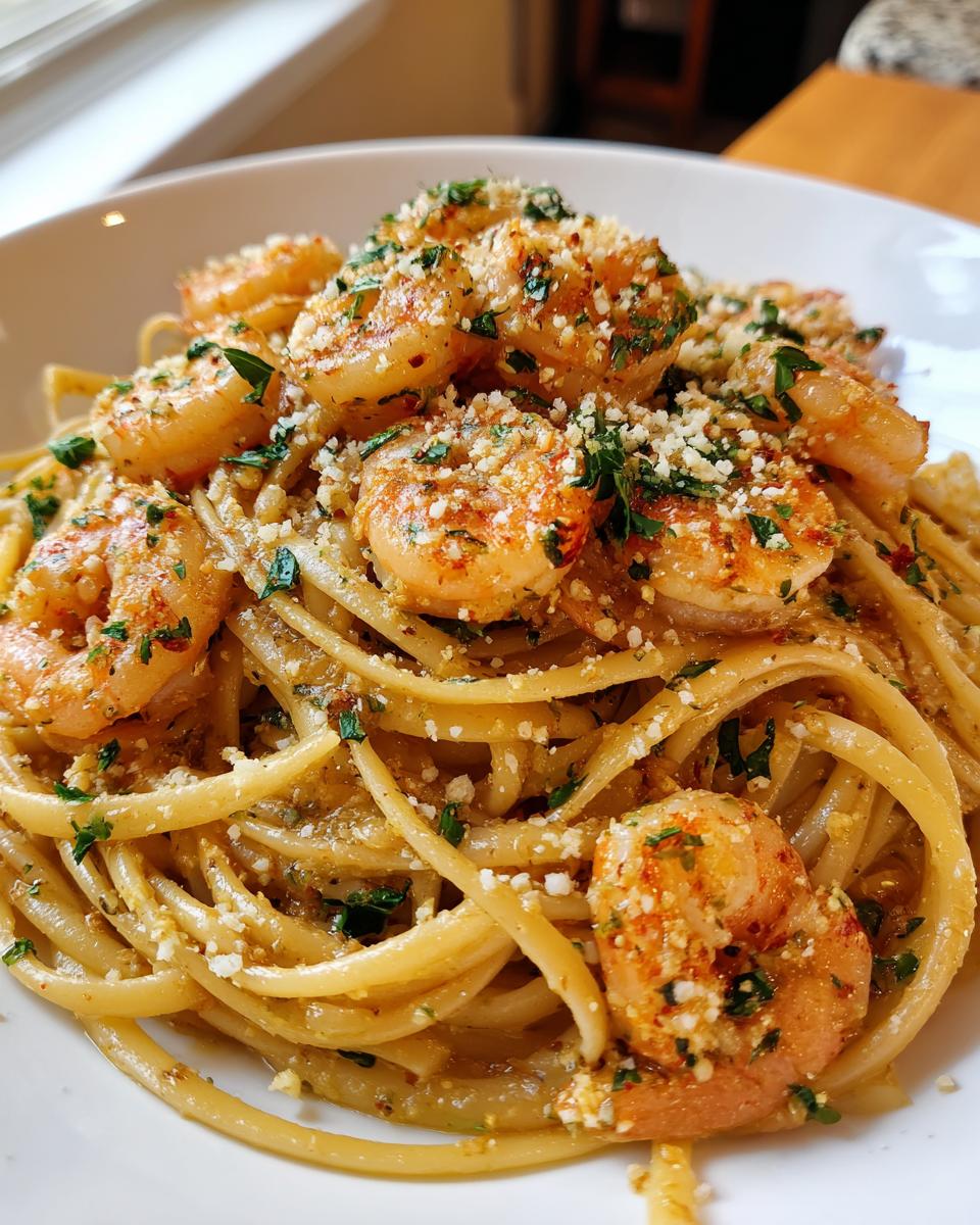 15-Minute Garlic Butter Shrimp Pasta - detail 4