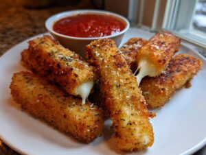 Air Fryer Mozzarella Sticks
