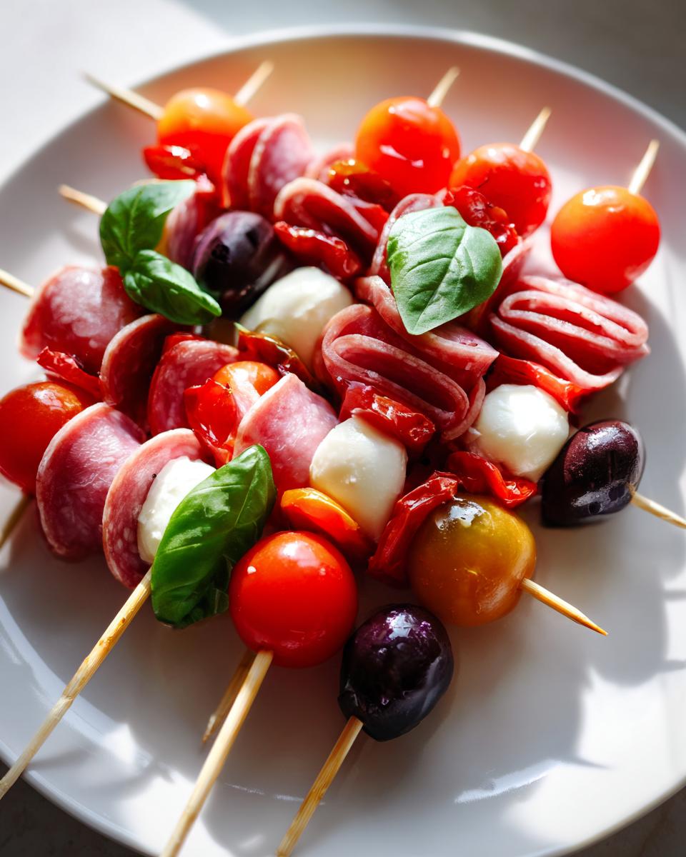 15-Minute Antipasto Salad Skewers That Wow Every Guest 7 Antipasto Salad Skewers - detail 3