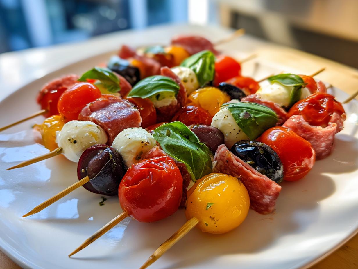 Antipasto Salad Skewers
