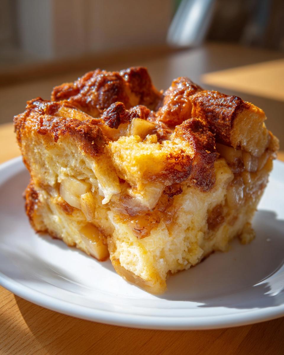 Apple Bread Pudding - detail 1