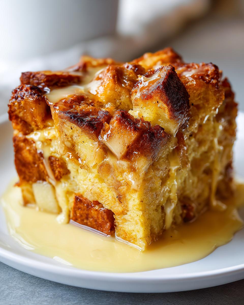 Apple Bread Pudding - detail 3