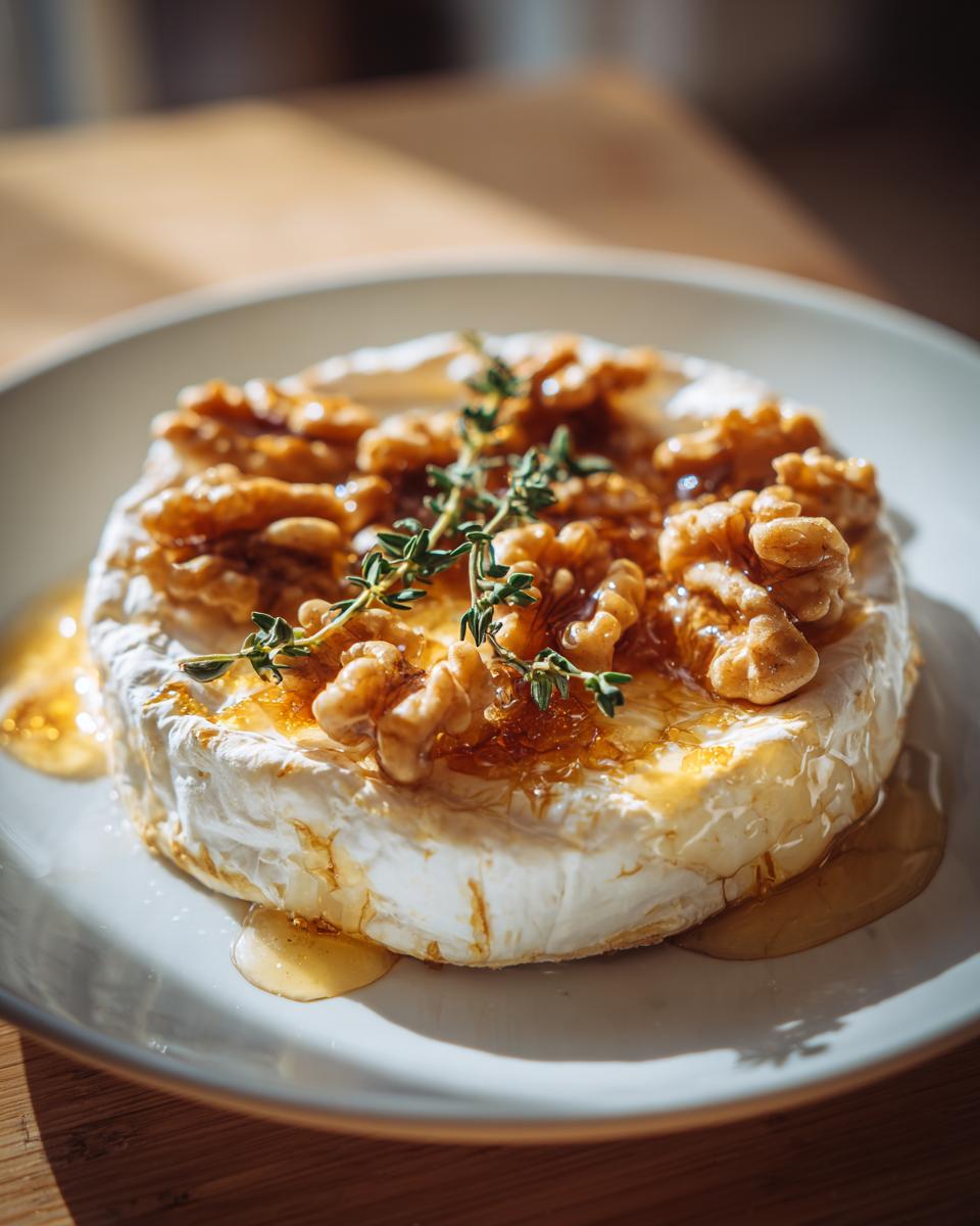 Baked Brie with Honeycomb - detail 1
