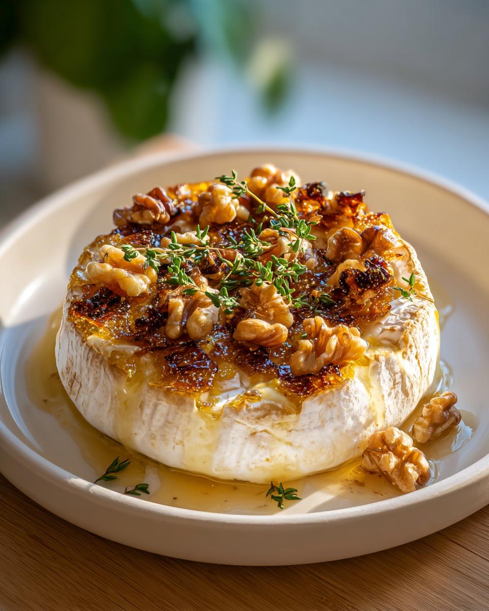 Baked Brie with Honeycomb - detail 2