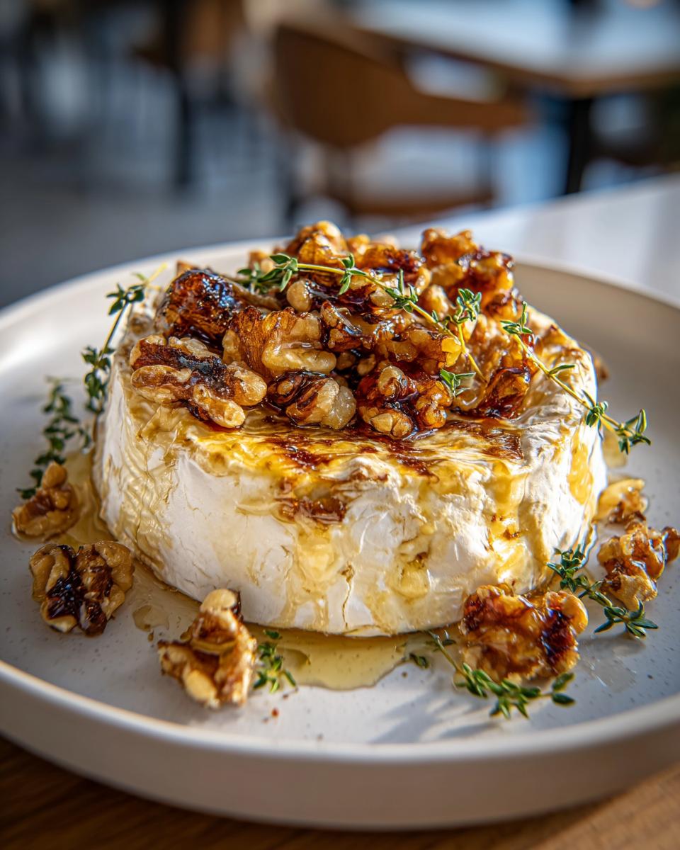 Baked Brie with Honeycomb - detail 3