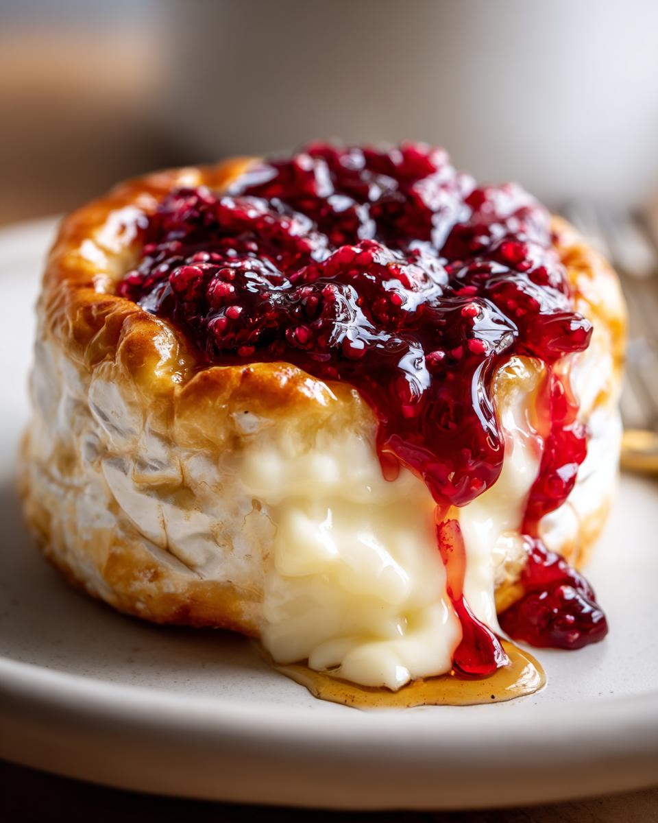 Baked Brie with Jam - detail 1