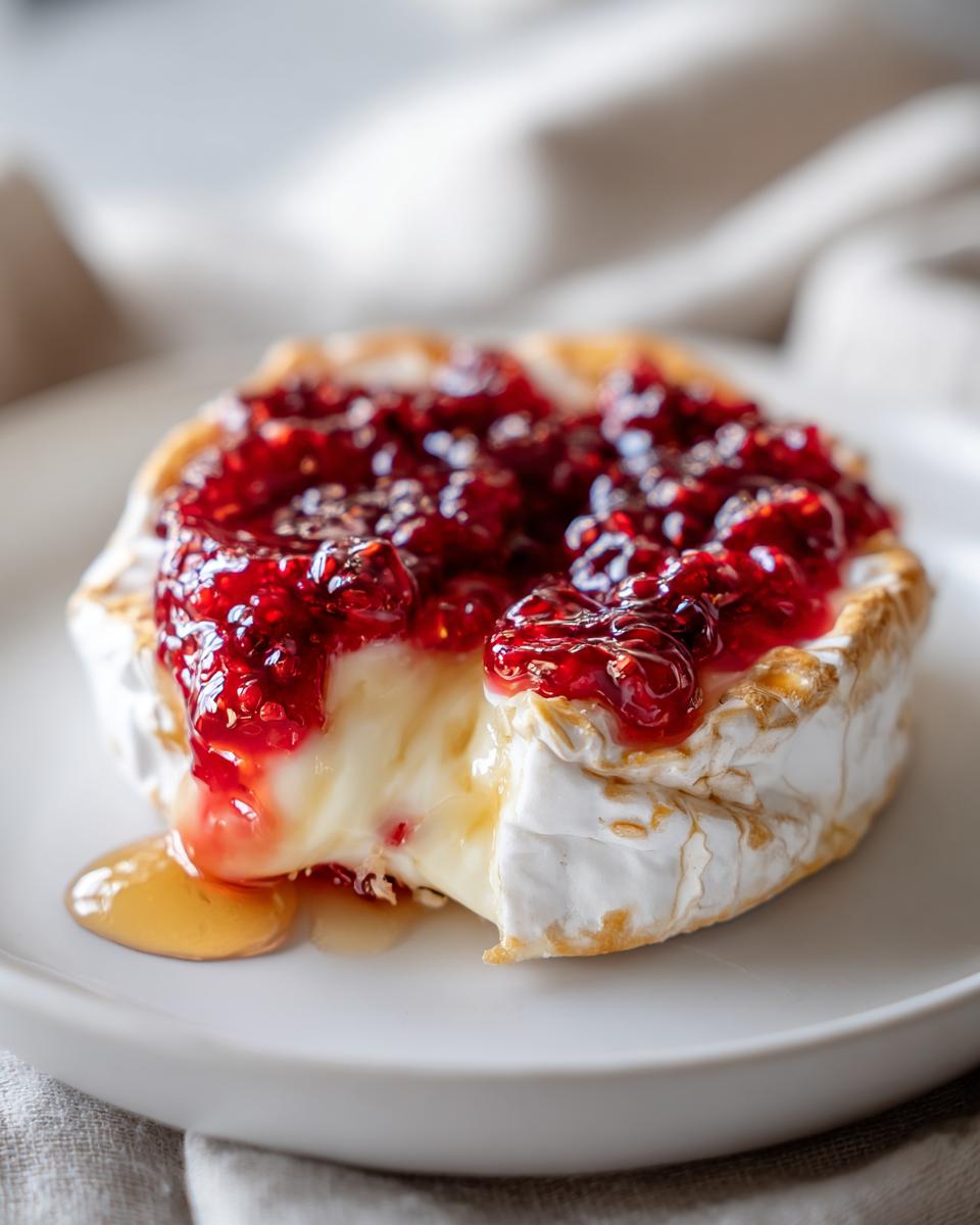 Baked Brie with Jam - detail 2