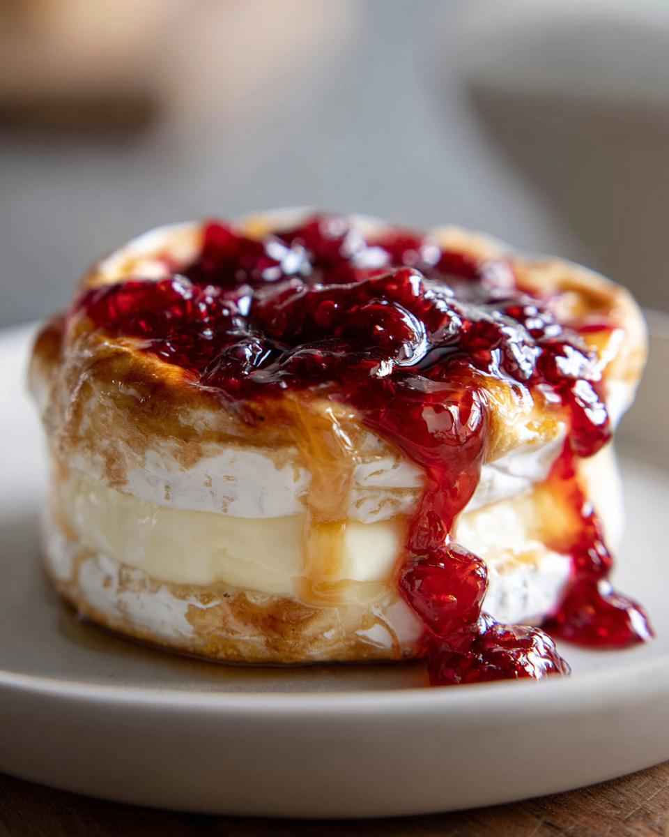 Baked Brie with Jam - detail 3